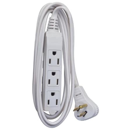 03517ME 16-3 White Extension Cord - 6 Ft.